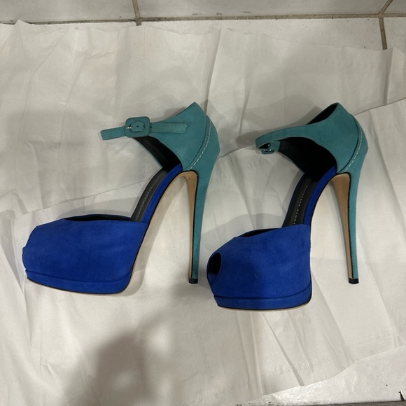 Giuseppe zanotti sharon blue platform sz 6 - Picture 3 of 16